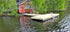 6 x 3,15 metriä (2 ponttonia) 400 mm putkiponttonilaituri